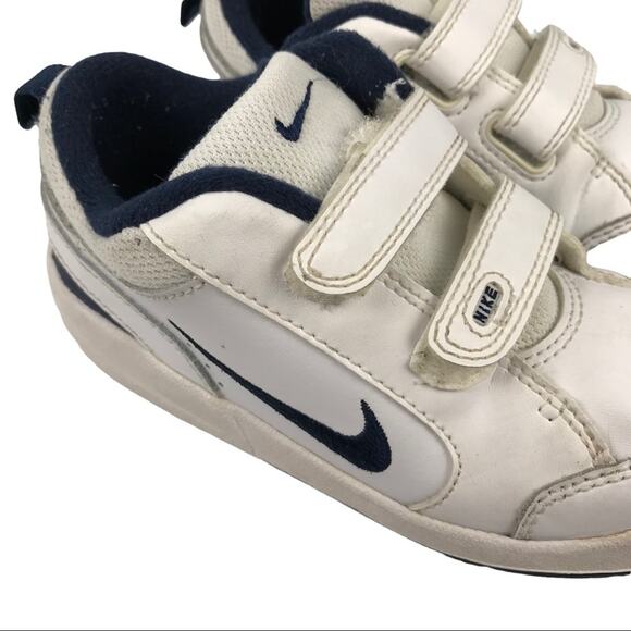 Nike Sneakers White and Blue Kids Size 9C - Picture 8 of 11